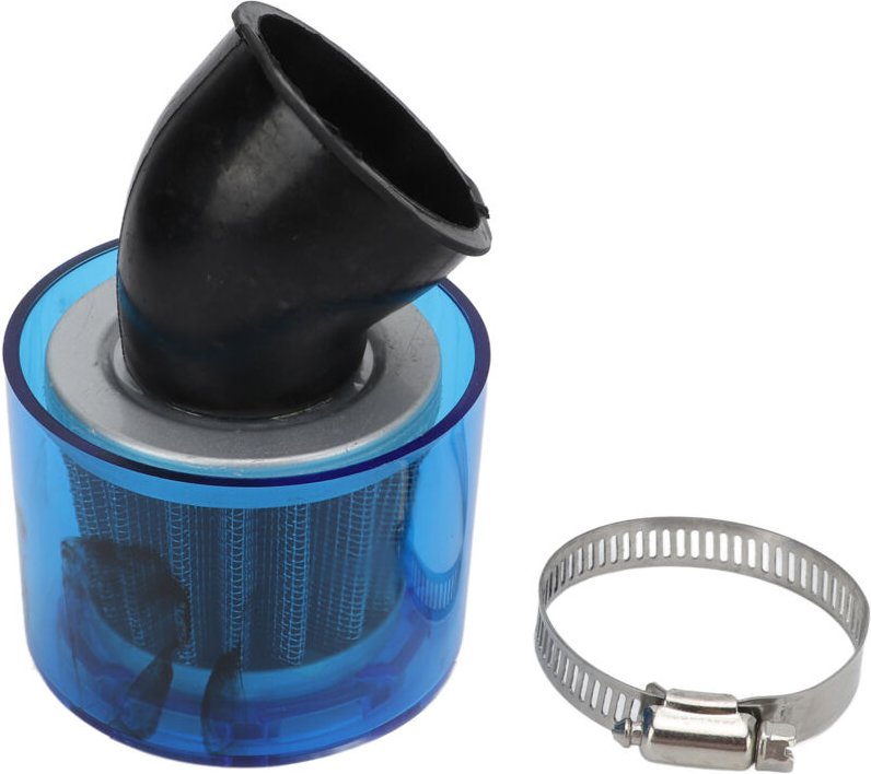 Yctze 42mm ABS Scooter Filter 45° Biegungsfilter Wasserdicht Universal für Motorrad Quad Kart Pit Bike Motoren Automobil...