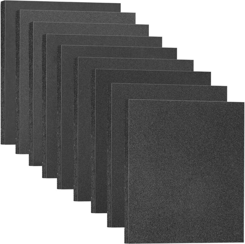 Schleifpapier, Körnung 120/180/240/320/400/600/800/1000/2000. Zum Polieren von Metall, Holz und Autos. 90 Stück. Schleif...