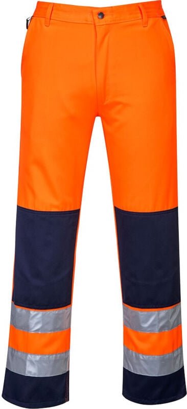 Hochsichtbare Hose Sevilla Orange/Marine 2XL - FR(54) - UK(44)