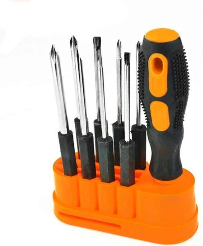 Set mit 10 Präzisionsschraubendrehern, Reparaturset mit Magnetantrieb, Demontagebits, Chrom-Vanadium-Stahl, geeignet für...