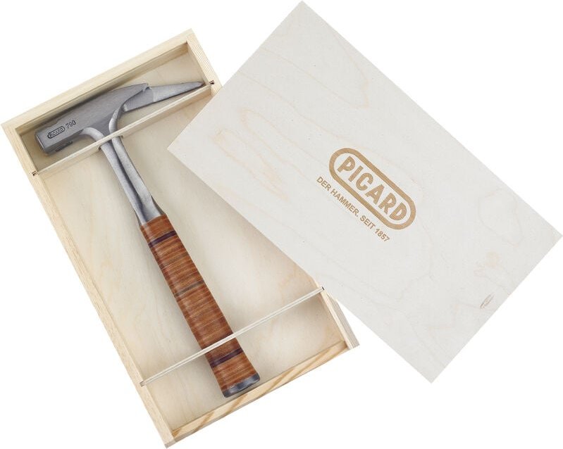 PICARD Ganzstahl-Latthammer Nr. 790 glatt DIN 7239 mit Holzkiste