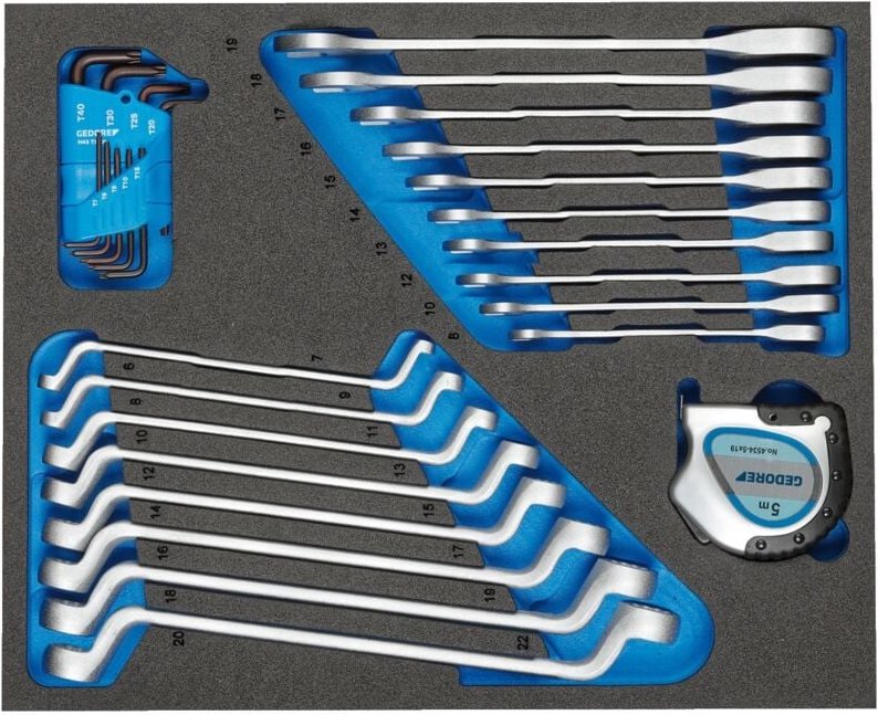 Ts CT2-7R-2 Schraubenschlüssel-Satz in 2/4 Check-Tool-Modul