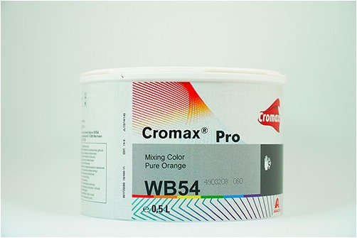 Cromax Pro Wb54 Base Matt Orange Pure 0,5 Liter