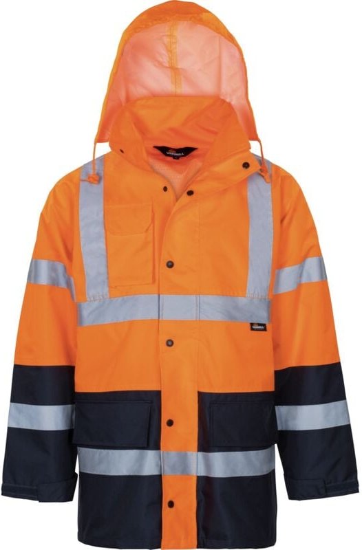 Vizwell - Warnschutz Regenjacke atmungsaktiv VW61 Gr. xl orange