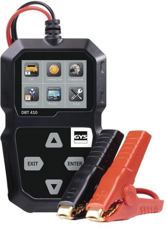 Batterietester DBT 410 für Batterien, Starter und Lichtmaschine 6 V, 12 V