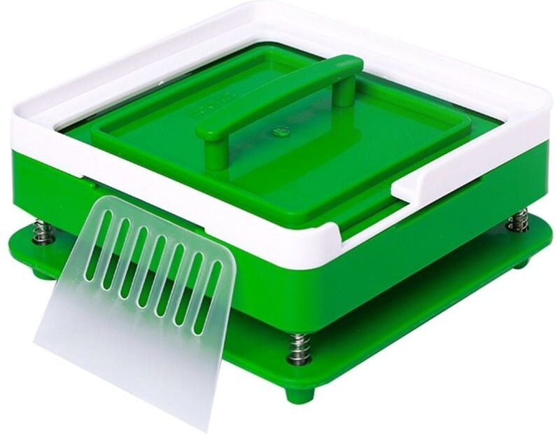 000 -100-Loch-ABS-KapselfüLlplatte/KapselfüLlgeräT/FüLlmanuelle Kapselmanuelle Verpackungsmaschine,GrüN