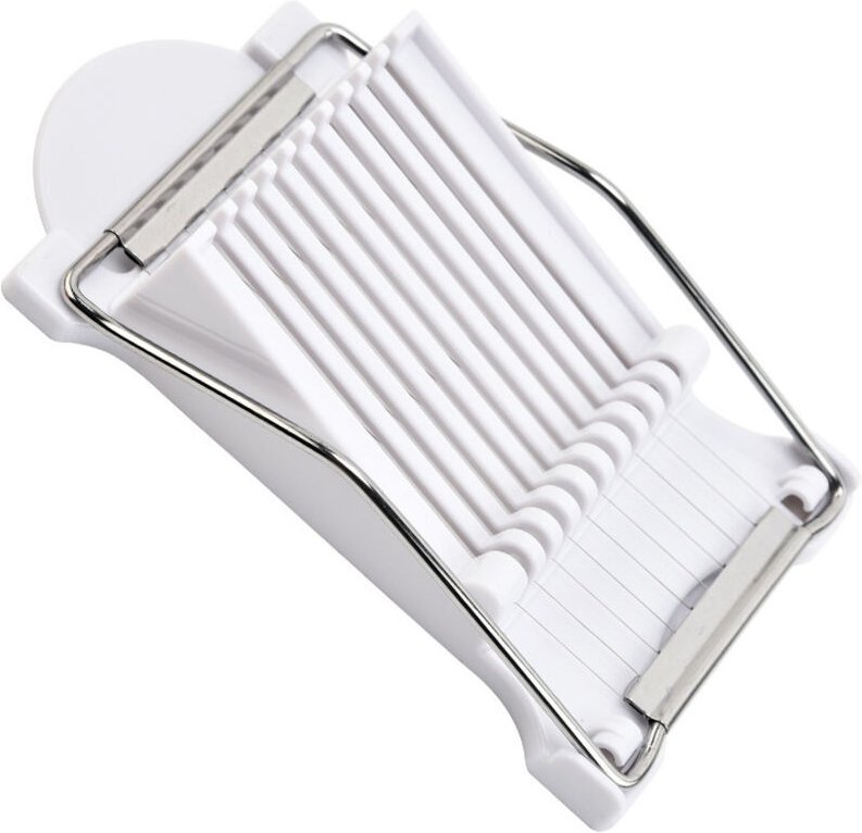 Schneidemaschine, Multifunktionale Aufschnittmaschine, Eierschneider aus Edelstahldraht, Schneidet 10 Stücke Obst, Zwieb...