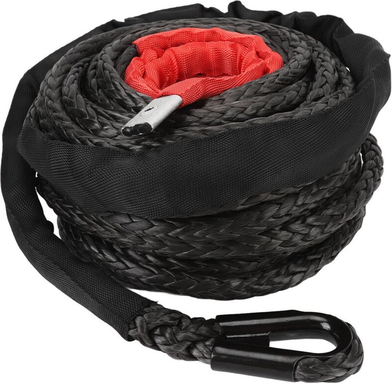 aqxreight 7,5T Synthetisches Seilwindenseil, hochfestes PE, 9,5 mm x Kabel für 4WD Offroad-Fahrzeuge ATV UTV SUV, versch...