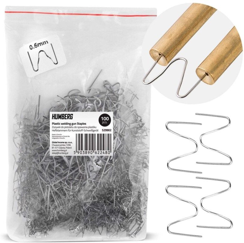 Heftklammern fur eine kunststoffschweimaschine 100 stuck typ b humberg