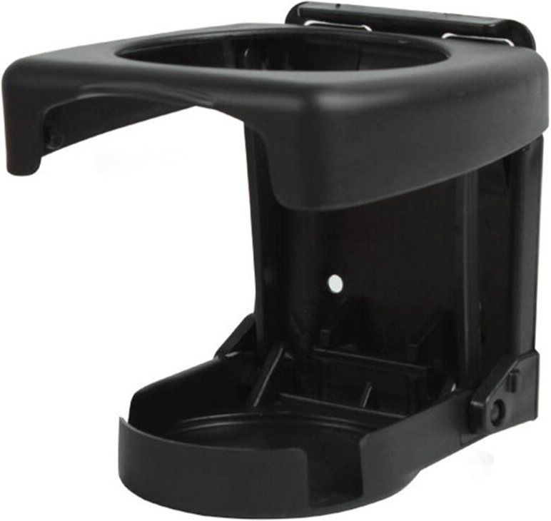 ZDETGU Faltbarer Auto-Getränkehalter Schwarz Praktischer Auto-Getränkehalter für den universellen Einsatz.
