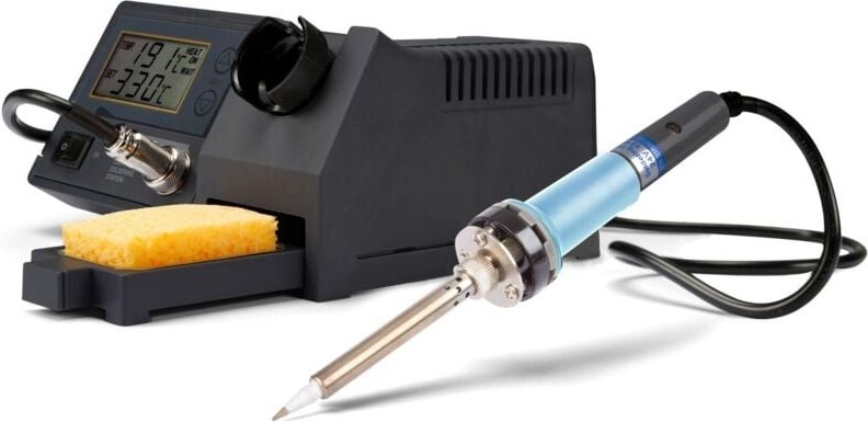 Velleman - lötstation mit lcd und keramischem heizkörper - 48 w - 150-450 °c