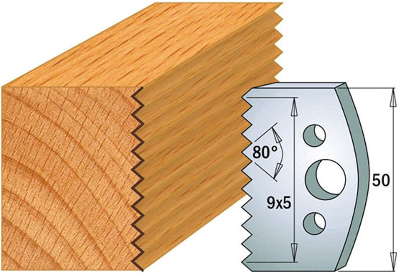 690.524 PAAR SP 50x4mm MESSER FÜR 9x5 PARALLELVERBINDUNGEN