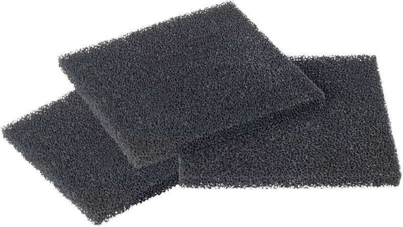 Toolcraft - 79-7201 Aktivkohlefilter 3teilig (l x b x h) 130 x 130 x 10 mm