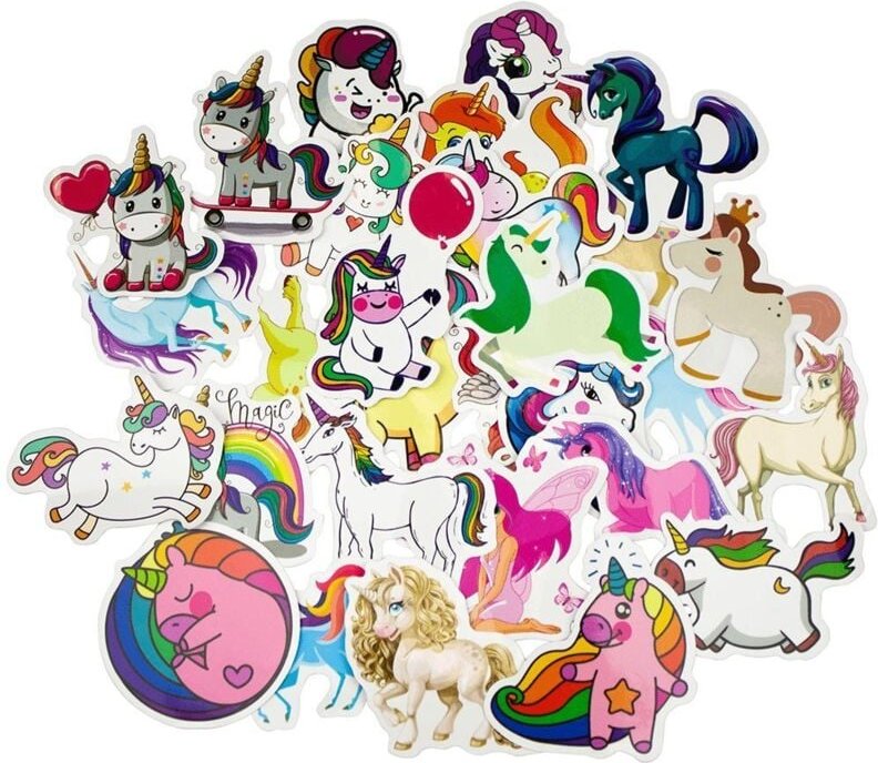 Big pack aufkleber und abziehbilder - einhorn 1
