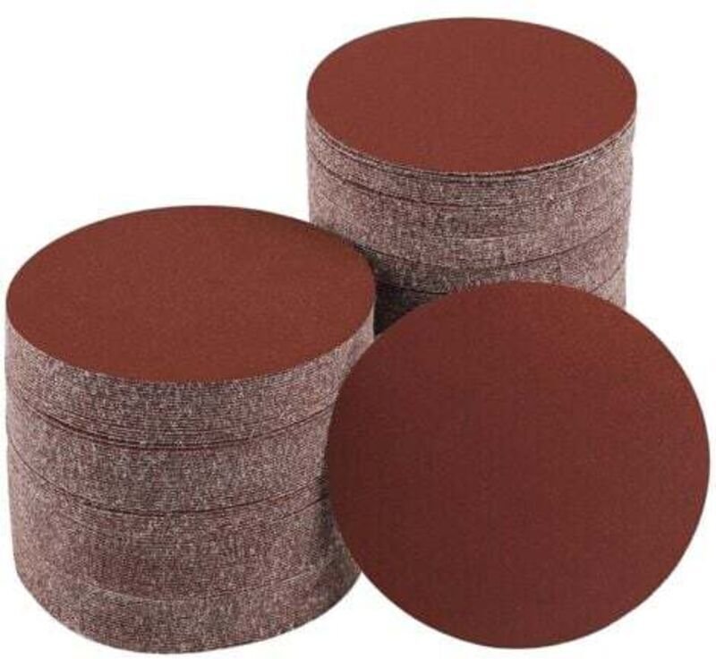 123-mm-Schleifscheiben, Körnung 600, Schleifpapier, 100 Stück, ohne Löcher, Schleifscheiben für Exzenterschleifer