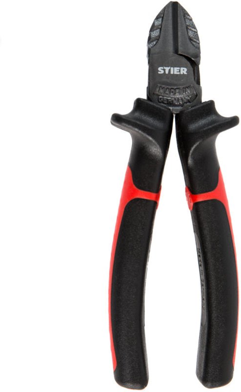 Seitenschneider, 160 mm, Drahtschneider, 2-Komponentengriff, Multifunktional, Drahtschneider für harte, weiche und extre...