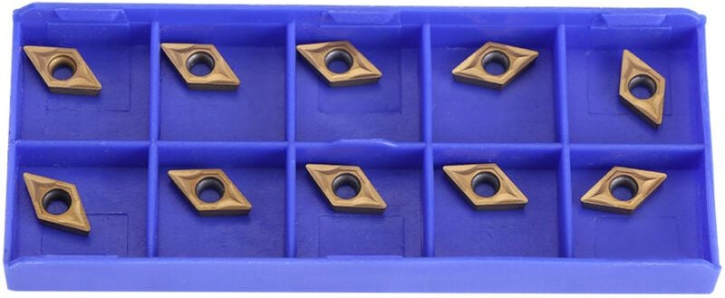 CNC-Hartmetall-Wendeschneidplatte mit Zinnbeschichtung, 3D-Druckerzubehör, CNC-Hartmetall-Wendeschneidplatten, Drehmeiße...