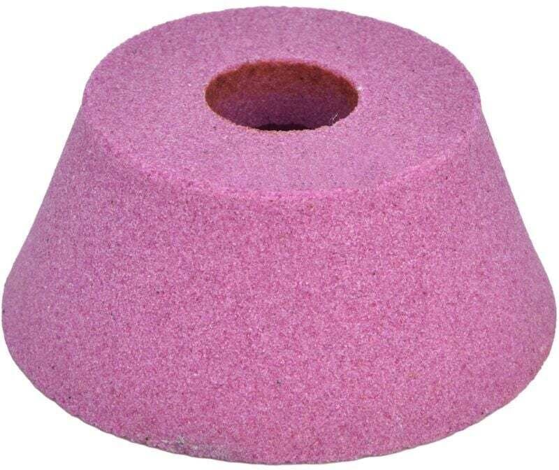 Diamant-Schleifscheibe in Schalenform, Kegelschleifscheibe aus Chromkorund für Schneidwerkzeuge und Zahnräder (120) Tisc...