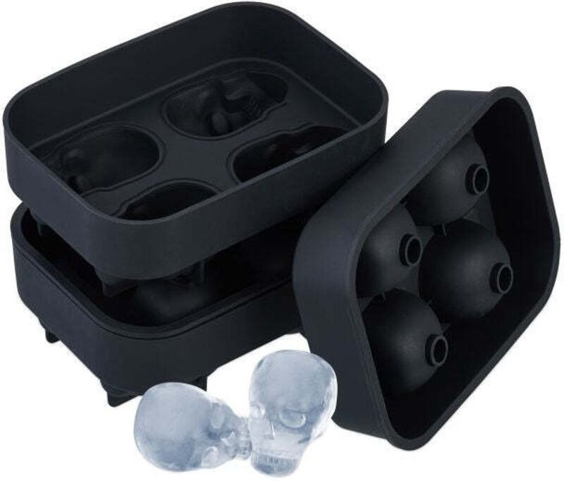 Totenkopf eiswurfelform im 2er set 883