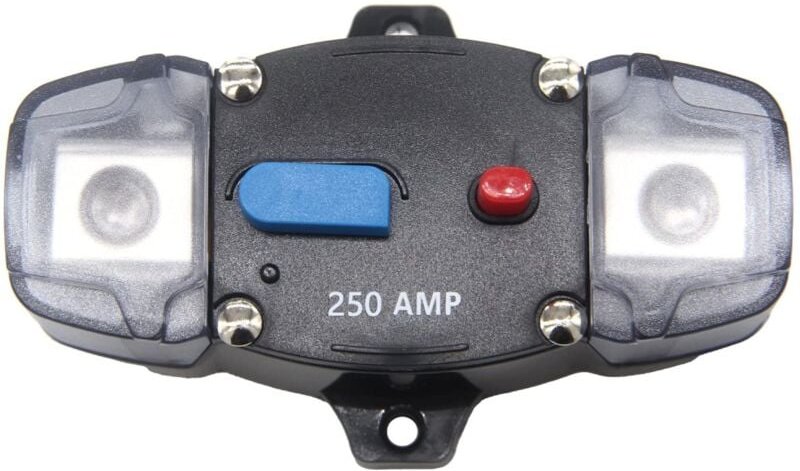 1pc Auto Sicherungshalter 12V-48V Audio Sicherungsschutzsystem für Auto, Wohnmobil, Boot (250A)