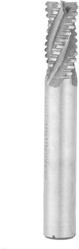4-schneidiger Schaftfräser aus Schnellarbeitsstahl für CNC-Bearbeitung, 10 mm Durchmesser x 75 mm Länge (1 Stück)