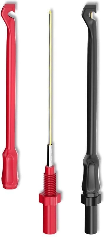 Prüfspitzen zum Durchstechen von Kfz-Kabeln, 2-polige 4-mm-Bananenstecker-Verlängerungsprüfspitze für Kabel, Kfz-Diagnos...