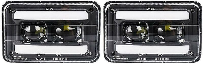 Motorrad Rechteckiger 4x6 Zoll Led-Scheinwerferprojektor Hoher Abblendlicht Versiegelt Für Drz Xr250 Xr400 Xr