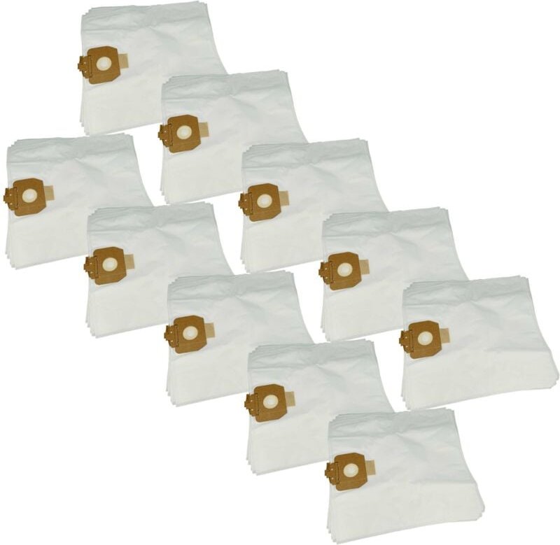 vhbw 50x Staubbeutel kompatibel mit Diversey Taski Vento 8, Samba, S6, Vento 15, T5, Robolin D10, S4, S1 Staubsauger - 4...