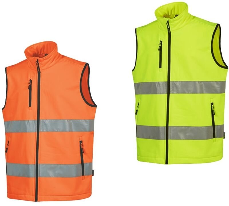 U-Power Alcor Warnschutz-Softshell-Arbeitsweste - XL - Gelb