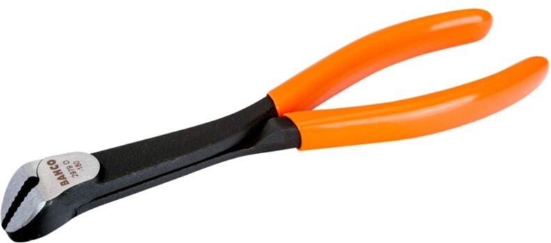 Mutternzange mit PVC-beschichteten Griffen, brüniert 180 mm - Bahco