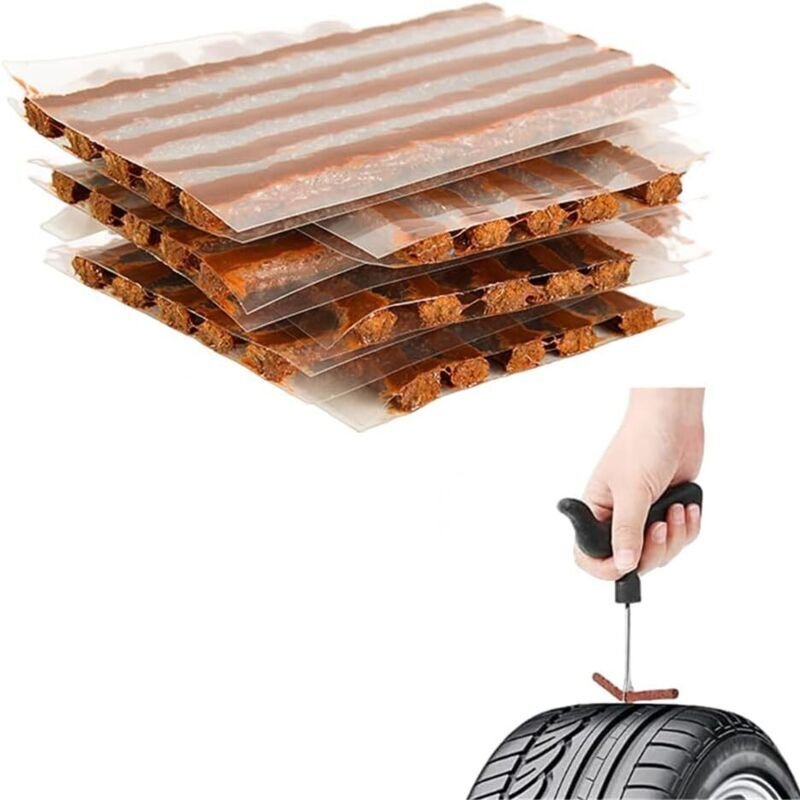 20 Stück Reifenreparaturstopfen, Reifenreparaturstreifen, Reifenreparaturset für Auto, Transporter, Motorrad