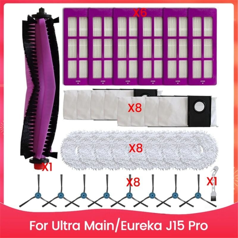 Ersatzteile für J15 Pro Ultra Hauptseitenbürstenfilter