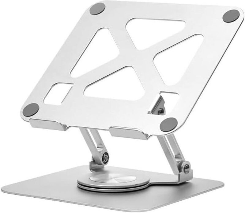 Faltbarer und drehbarer Laptopständer, ergonomischer, höhenverstellbarer Ständer, kompatibel mit MacBook Pro Air, 10-17,...