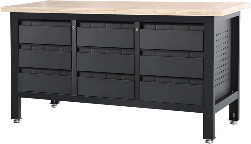 FEISTOS Werkbank mit 9 Schubladen