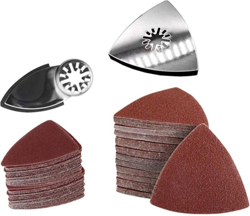 Set mit 102 oszillierenden Schleifpapierwerkzeugen, oszillierenden Sägeblättern, praktischem Schleifset, Multifunktionsw...