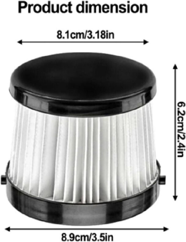 Thumbnail - 3er-Pack Ersatz-HEPA-Filter für DCV501HB 20V DCV5011H, herausnehmbares und waschbares Filterzubehör