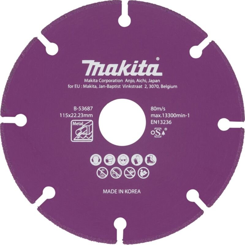 Makita Diamant-Trennscheibe 1 Stk. • Diamant • 115 x 22,23 x 1,3 mm