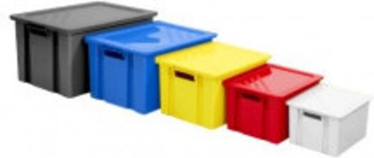 Stapelbare Aufbewahrungsboxen Farbe Rot Maße 324 x 238 mm Kapazität 10 l