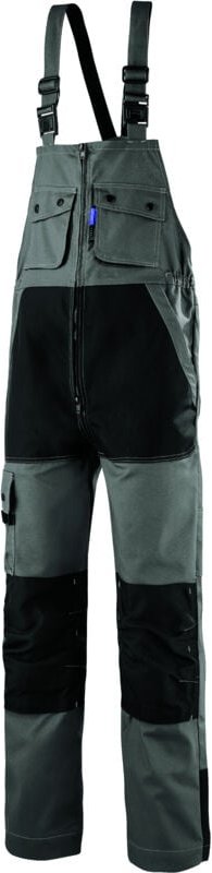Trägerhose Craft Worker Grau Anthrazit/Schwarz 2XL