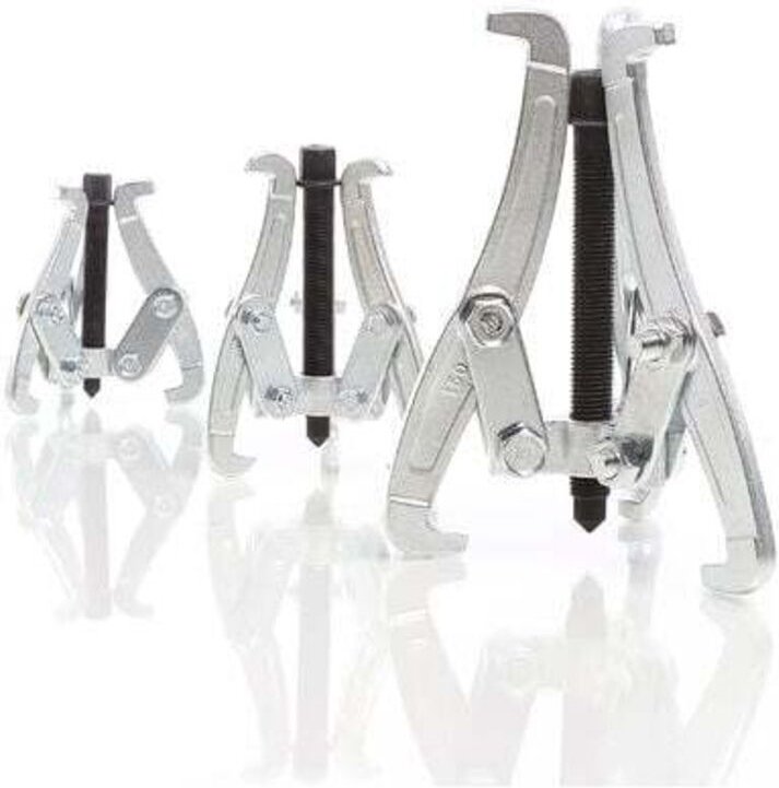 75/100/150 mm Klauenabzieher, 3-fach professioneller Lagerabzieher, Innen-/Außenabzieher, für Lager, Zahnräder, Riemensc...