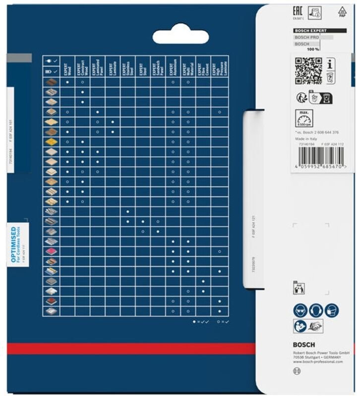 Bosch EXPERT Kreissägeblatt Wood, 165x15.875 mm, Z40