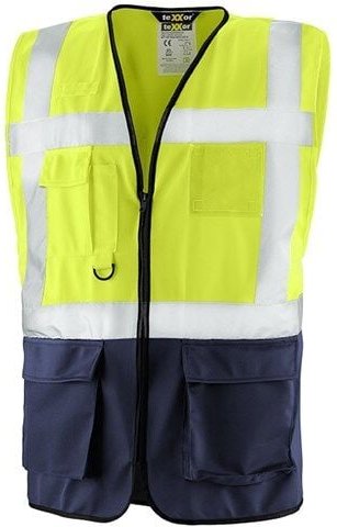 teXXor® 4211 teXXor® Warnschutz-Weste NEWCASTLE Gr. XL leuchtgelb Zertif