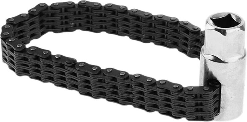 Ölfilterschlüssel: Kettenölfilterschlüssel, verstellbarer Kettenölfilterschlüssel, geeignet für Kfz-Reparaturen