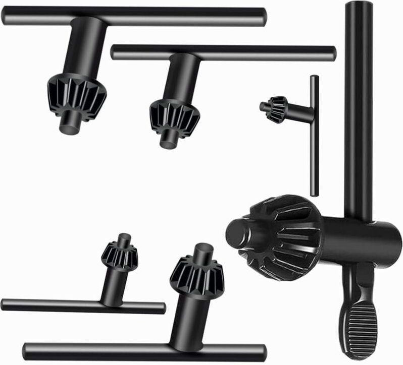 Csparkv - 6 Stück Universal-Bohrfutterschlüssel, Bohrfutterschlüssel, Bohrfutterschlüssel für 4 mm, 6 mm, 10 mm, 13 mm, ...
