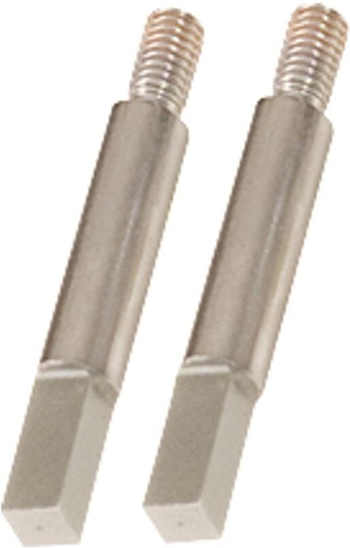 Vierkantadapter, 6mm, 2er Pack, verchromt