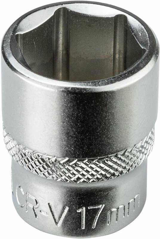 Stecknuss Sechskant 17mm 6 Kant 3/8' kurz (cr-v)