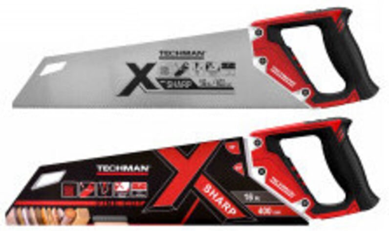 Egoïne Säge mit Aluminiumverstärkung 'x-sharp' Bezeichnung Universelle Handsäge Länge 500 mm Zahnweite 7 Tpi