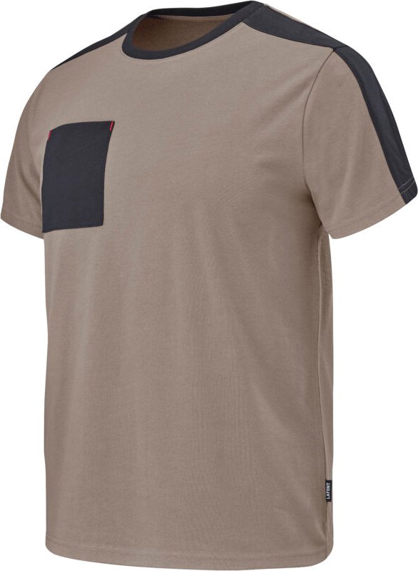 T-Shirt Chisel Beige / Schwarz XS