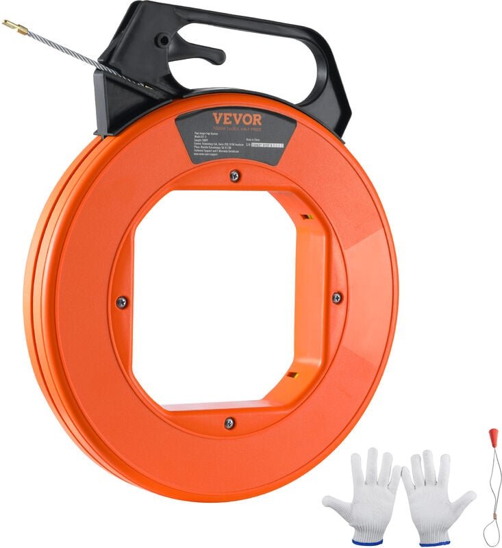 Mophorn - vevor Fischband, 100 Fuß, 3/16 Zoll, Glasfaser-Drahtzieher mit optimiertem Gehäuse und Griff, benutzerfreundli...