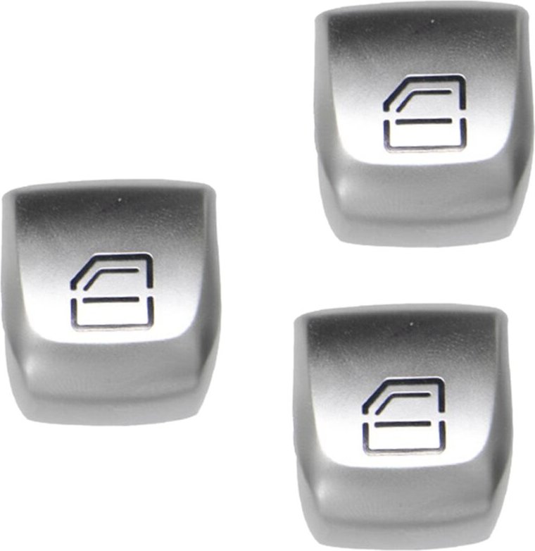 Tlily - 3X Auto Links Rechts Vorne Fenster Schalter Reparatur Knopf Abdeckung für c W205 C200 W253 glc 260 2229052203